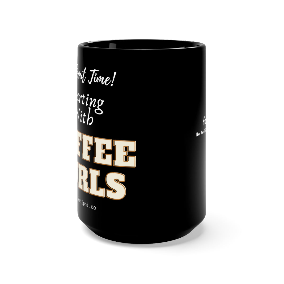 Coffee Curls Mug, 15oz