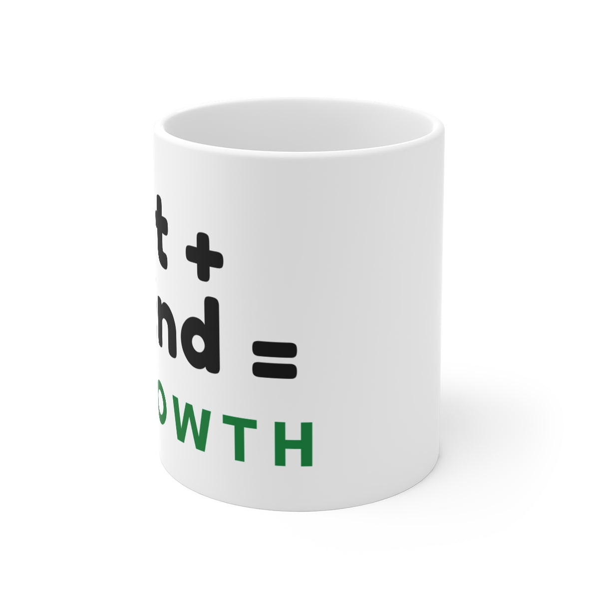 Grit+Grind = GROW Mug, 11oz