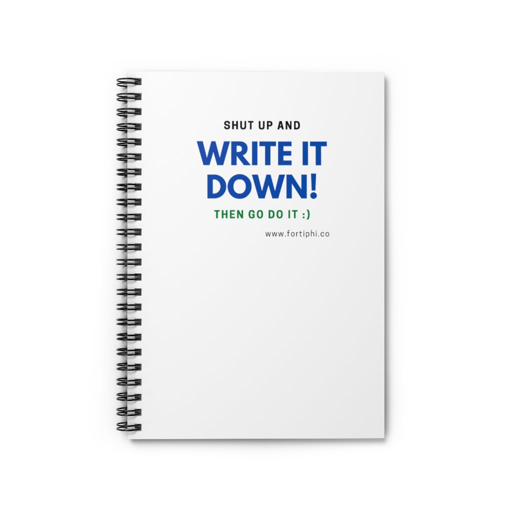 FortiPhi Spiral Notebook - Ruled Line - FORTIPHI