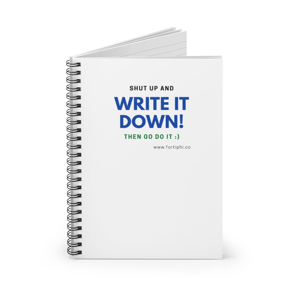 FortiPhi Spiral Notebook - Ruled Line - FORTIPHI