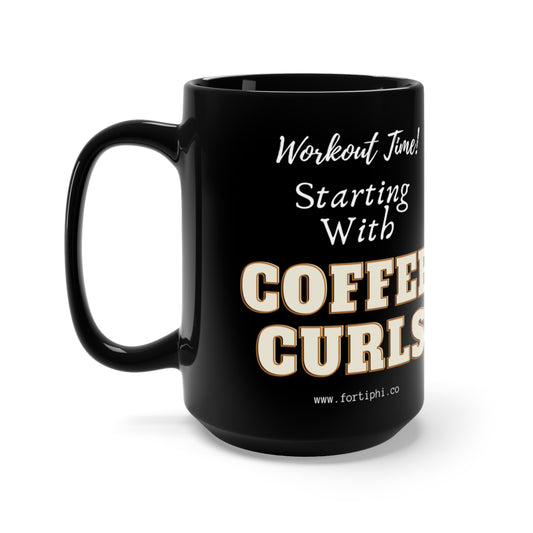 Coffee Curls Mug, 15oz